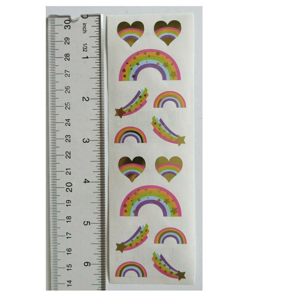 Mrs. Grossman's Strip of Starry Rainbows Stickers, ANB BABY