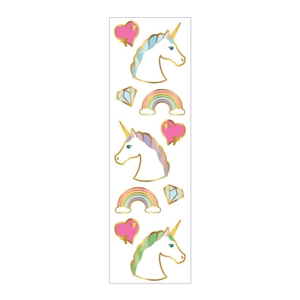 Mrs. Grossman's Strip of Unicorn Portraits Stickers, ANB BABY