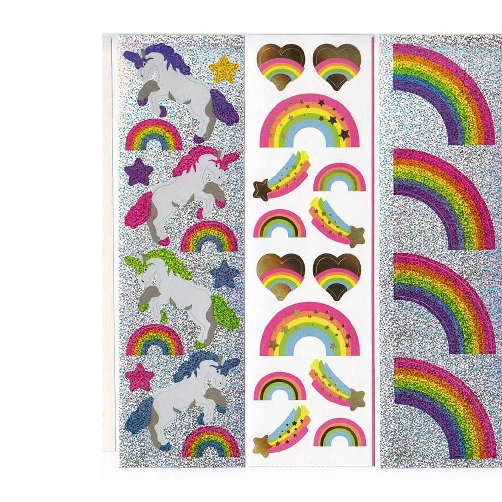 Mrs Grossman's Unicorns and Rainbows Super Sticker Pack, ANB BABY