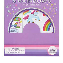 Mrs Grossman's Unicorns and Rainbows Super Sticker Pack, ANB BABY