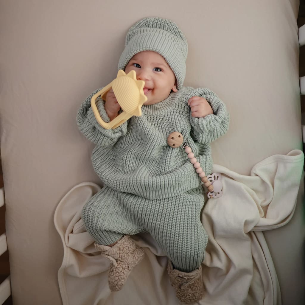 Mushie Chunky Knit Sweater, ANB BABY