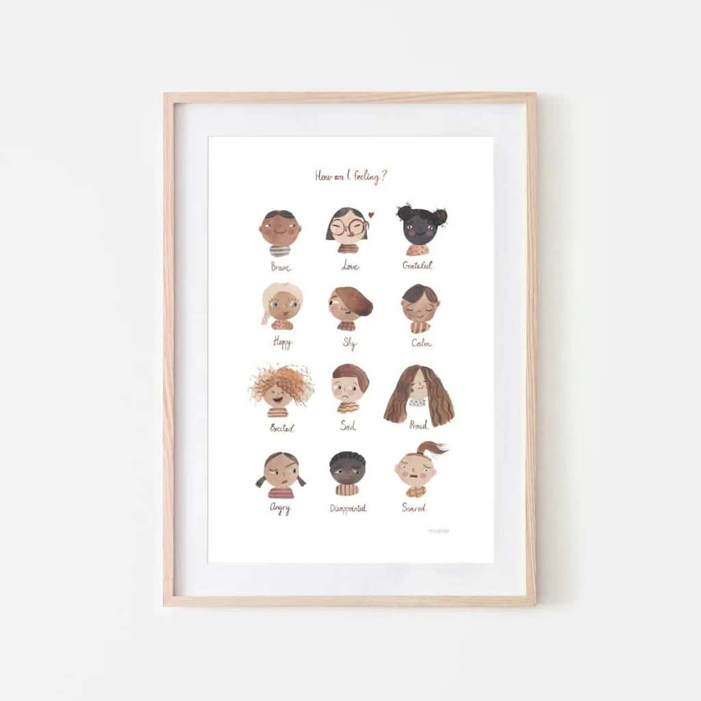 Mushie Posters 11 x 17, ANB BABY