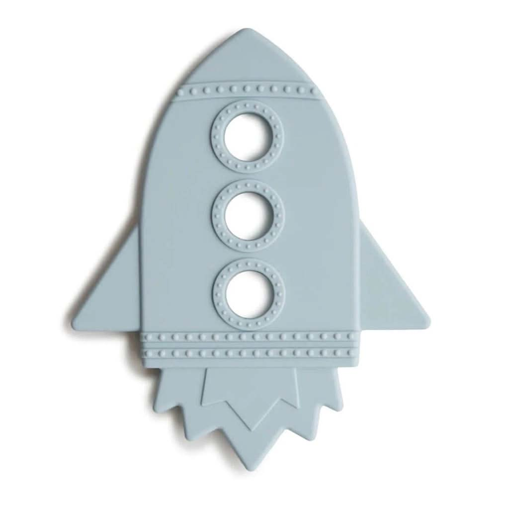 Mushie Rocket Teether, Cloud, ANB BABY