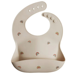 Mushie Silicone Baby Bib, ANB BABY