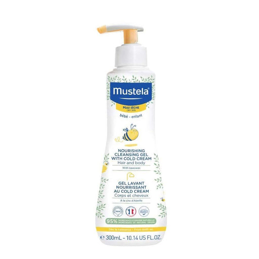 Mustela Nourishing Cleansing Gel with Cold Cream 300 ml, ANB BABY