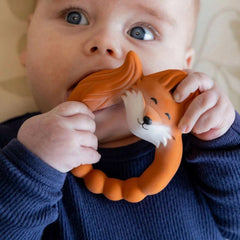 Natruba Fox Teether, Orange, ANB BABY