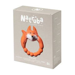 Natruba Fox Teether, Orange, ANB BABY