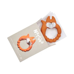 Natruba Fox Teether, Orange, ANB BABY