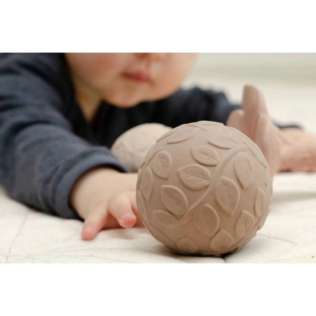 Natruba Rubber Leaf Sensory Ball Set, ANB BABY