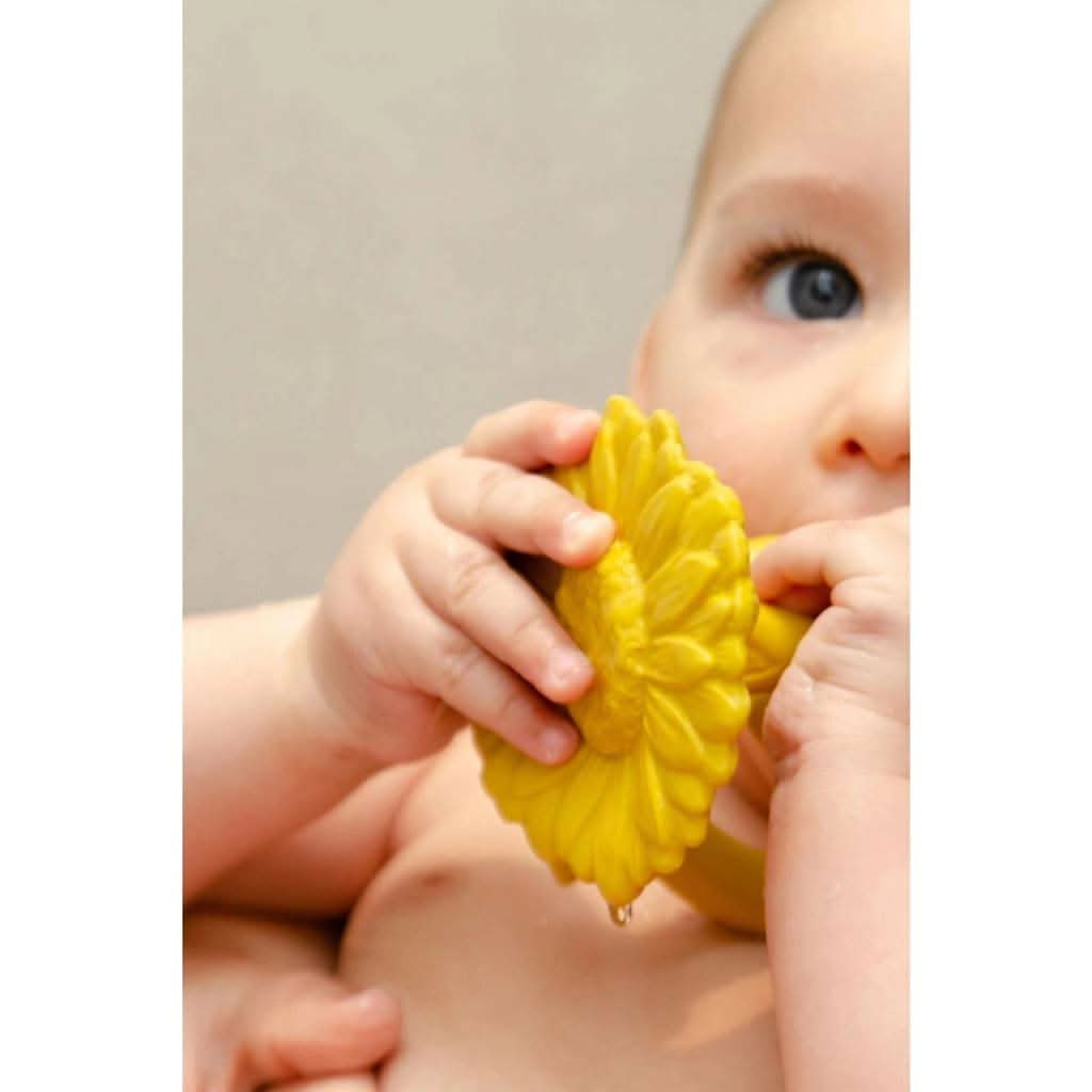 Natruba Sunflower Teether, Yellow, ANB BABY