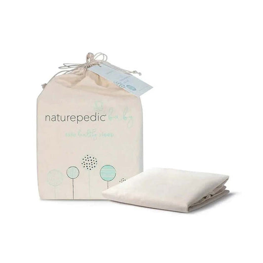 Naturepedic Breathable Organic Cotton Fitted Waterproof Crib Pad - ANB Baby