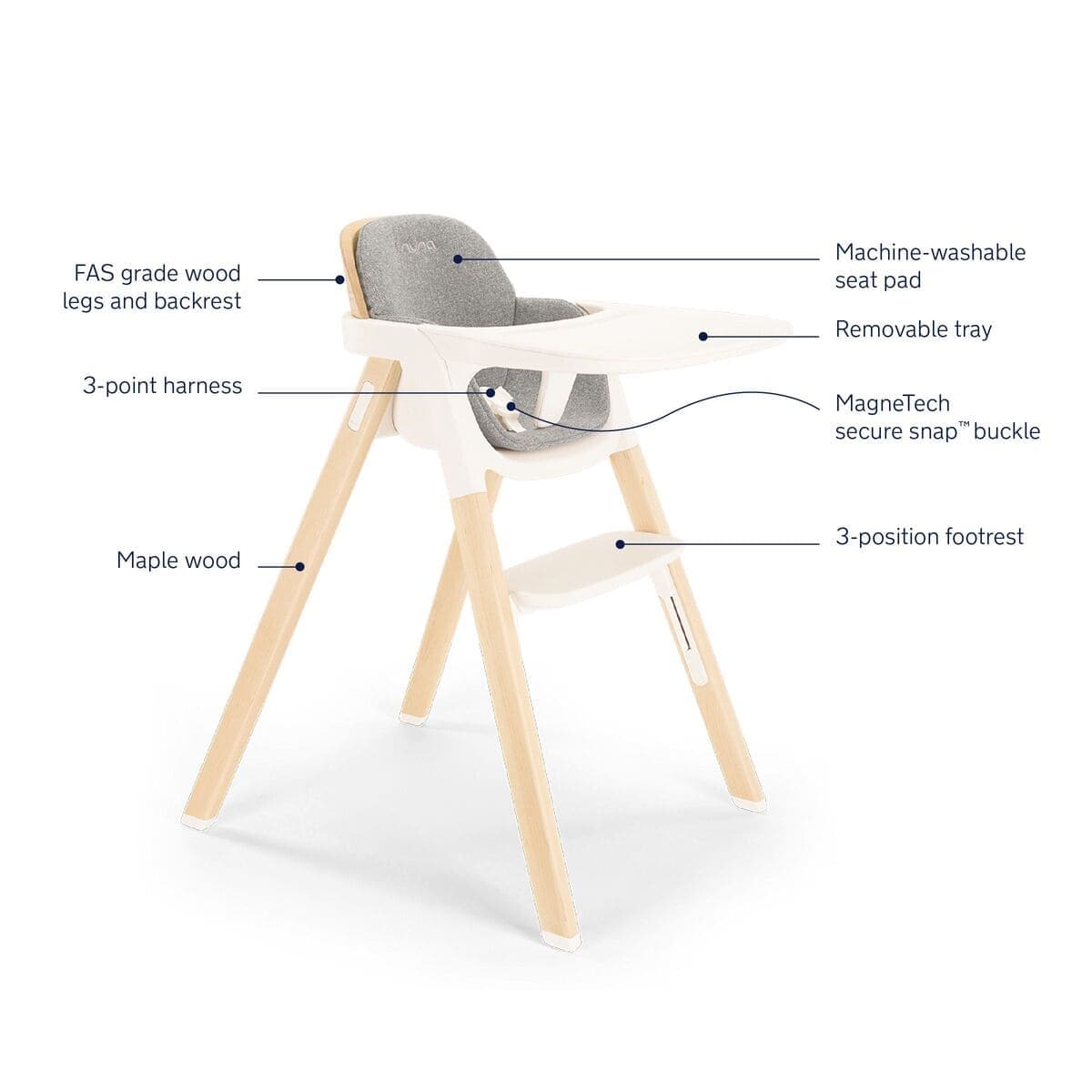 Nuna BRYN High Chair, 8720874766018 - ANB Baby