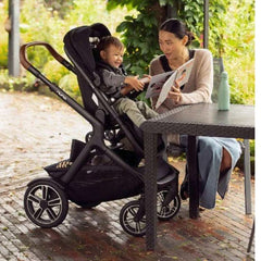 Nuna Demi Next Double Stroller + Rider Board + PIPA RX Travel System, ANB BABY