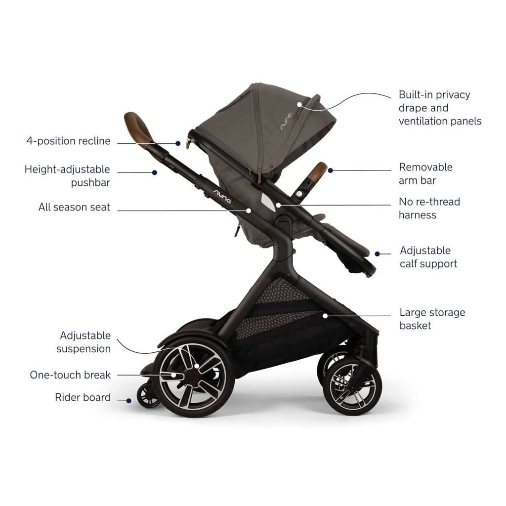 Nuna Demi Next Stroller with Rider Board ANB BABY