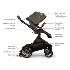 Nuna Demi Next Stroller with Rider Board, ANB BABY