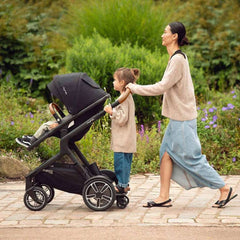 Nuna Mixx Next Stroller + PIPA Aire RX Travel System, Caviar, ANB BABY