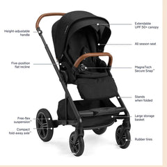 Nuna Mixx Next Stroller with Magnetic Buckle, ANB BABY