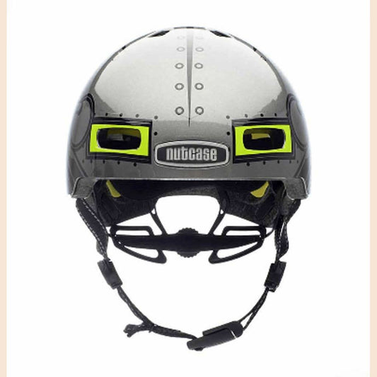 Nutcase Little Nutty Robo Boy Gloss MIPS Helmet, Youth, ANB BABY