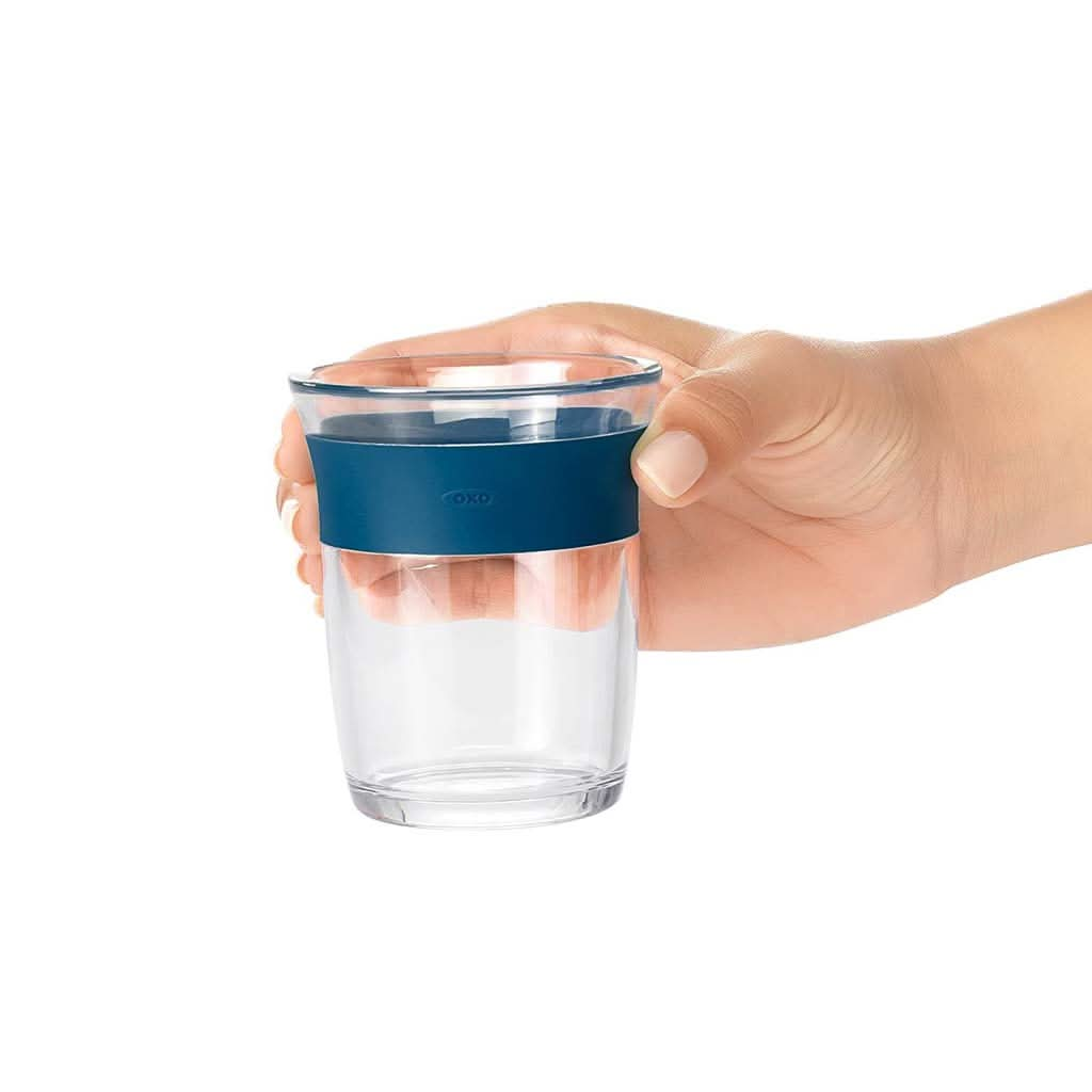 OXO Tot Cup for Big Kids with Non Slip Grip, Navy, ANB BABY