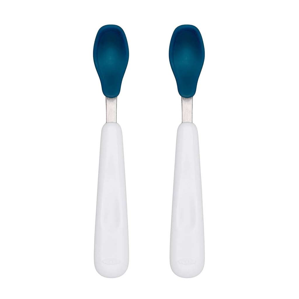 OXO TOT Feeding Spoon Set with Soft Silicone, ANB BABY