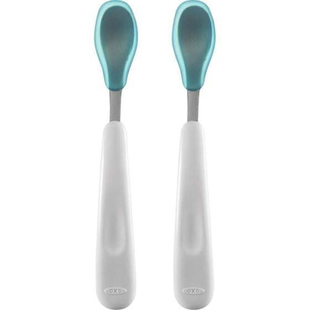 OXO TOT Feeding Spoon Set with Soft Silicone, ANB BABY