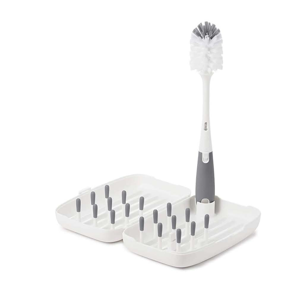 OXO TOT On - The - Go Drying Rack With Bottle Brush, ANB BABY