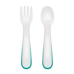 OXO TOT On - the - Go Plastic Fork and Spoon Set with Travel Case, ANB BABY