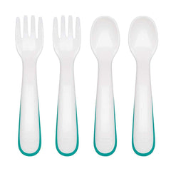 OXO TOT Plastic Fork And Spoon Training Set, ANB BABY