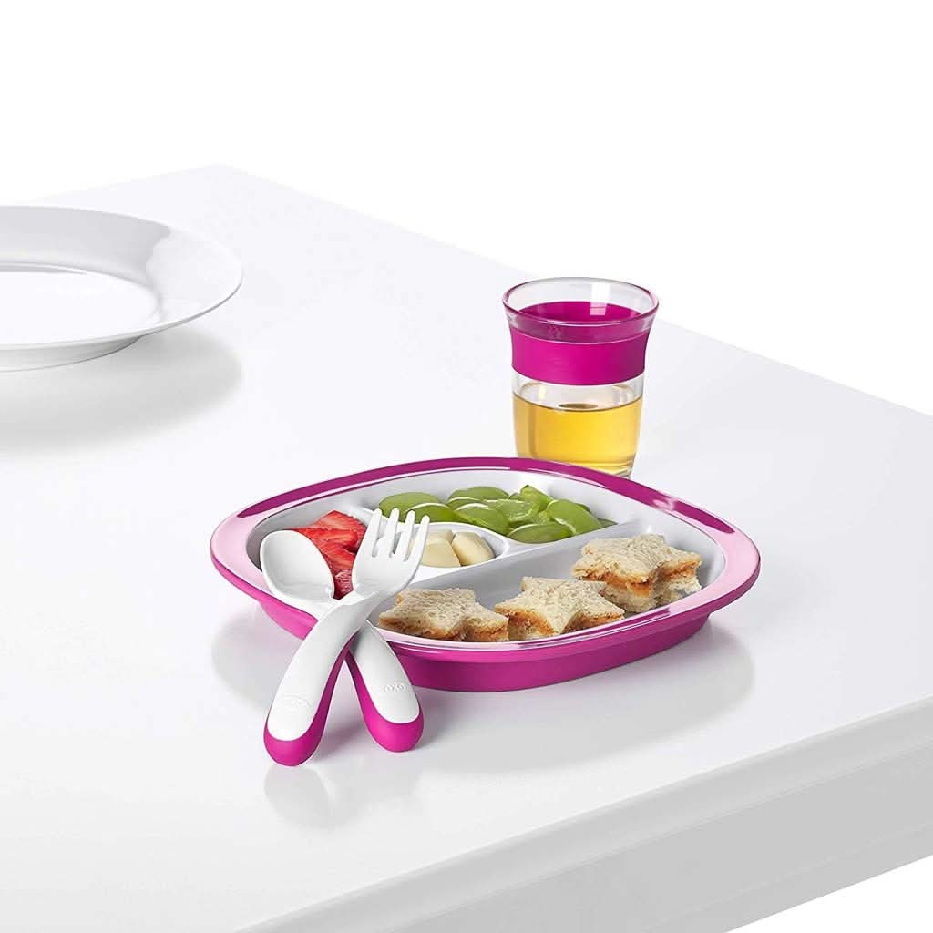 OXO TOT Plastic Fork And Spoon Training Set, ANB BABY