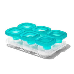 OXO Tot Silicone Baby Blocks, Teal, ANB BABY