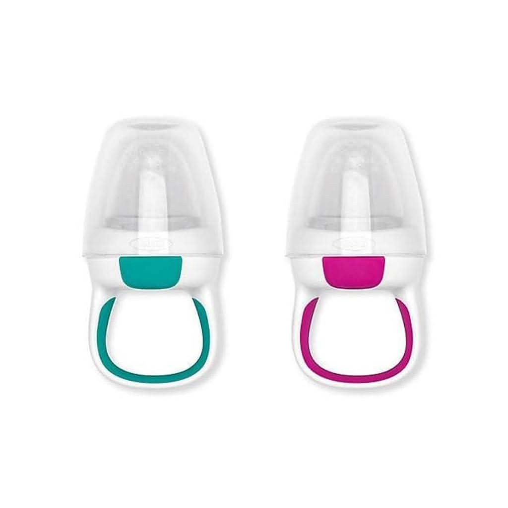 OXO Tot Silicone Self Feeder, 2 - Pack, Navy/Teal, ANB BABY