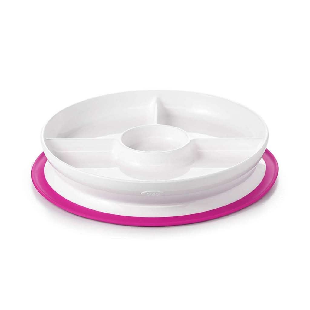 OXO TOT Stick and Stay Suction Plate, Divided Plate or Bowl, ANB BABY