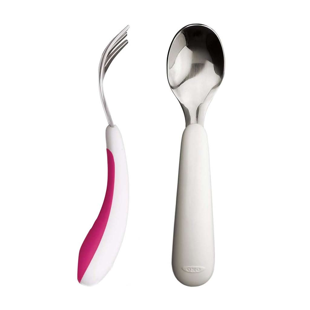 OXO TOT Training Fork And Spoon Set, ANB BABY