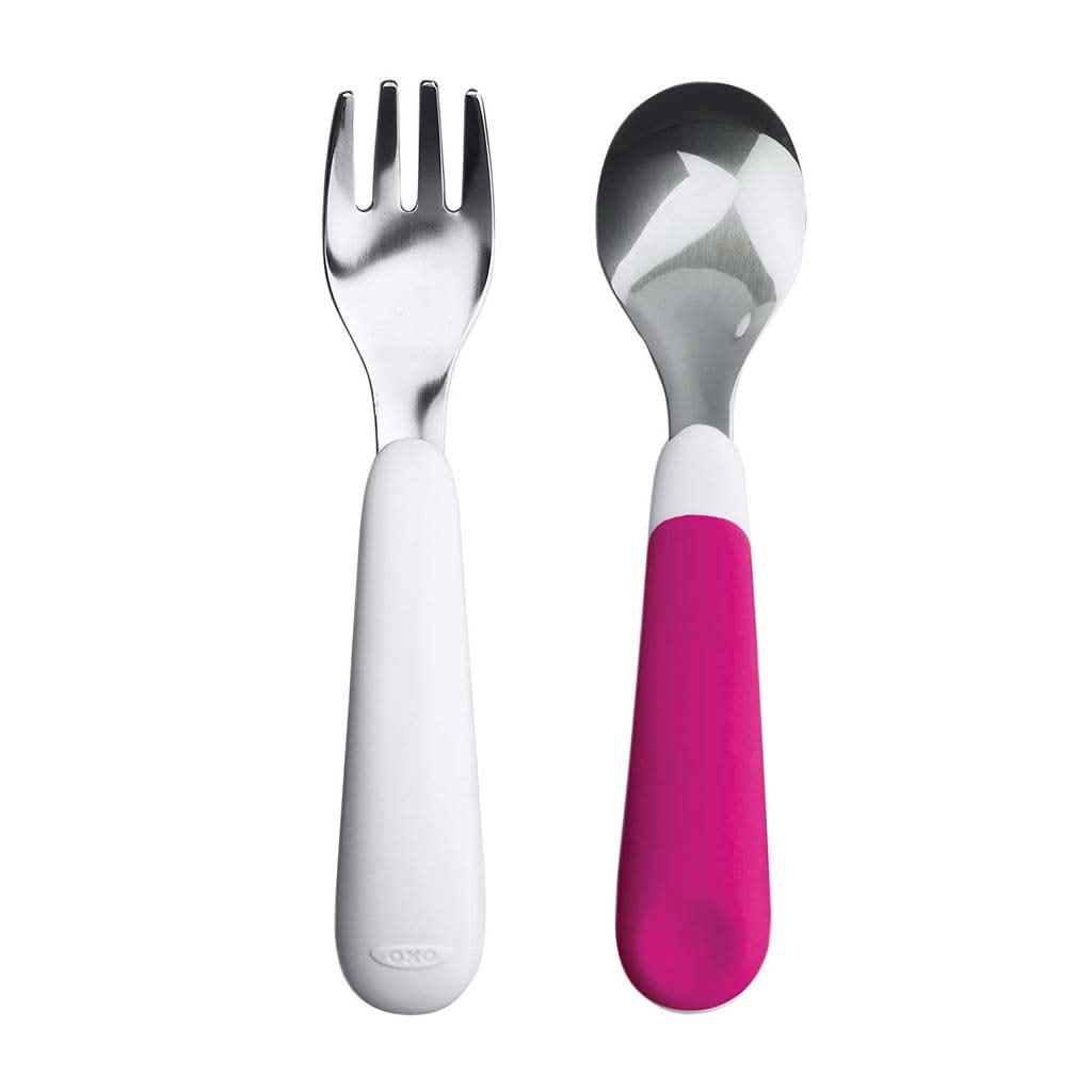 OXO TOT Training Fork And Spoon Set, ANB BABY