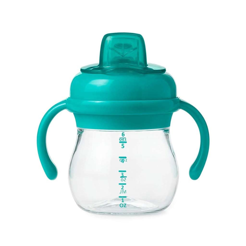 OXO TOT Transitions Soft Spout Sippy Cup with Removable Handles - 6 OZ, ANB BABY