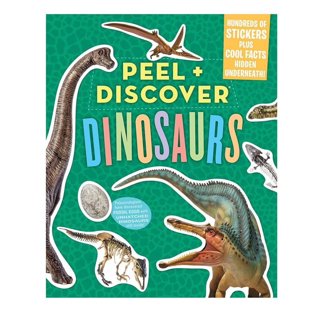 Peel + Discover: Dinosaurs Paperback, ANB BABY