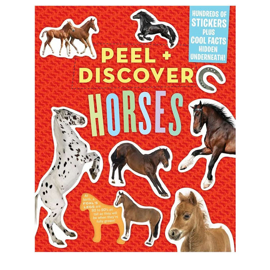 Peel + Discover: Horses Paperback, ANB BABY