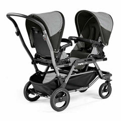 Peg Perego Duette Piroet Baby Stroller with Seats & Chassis included, City Grey, ANB BABY