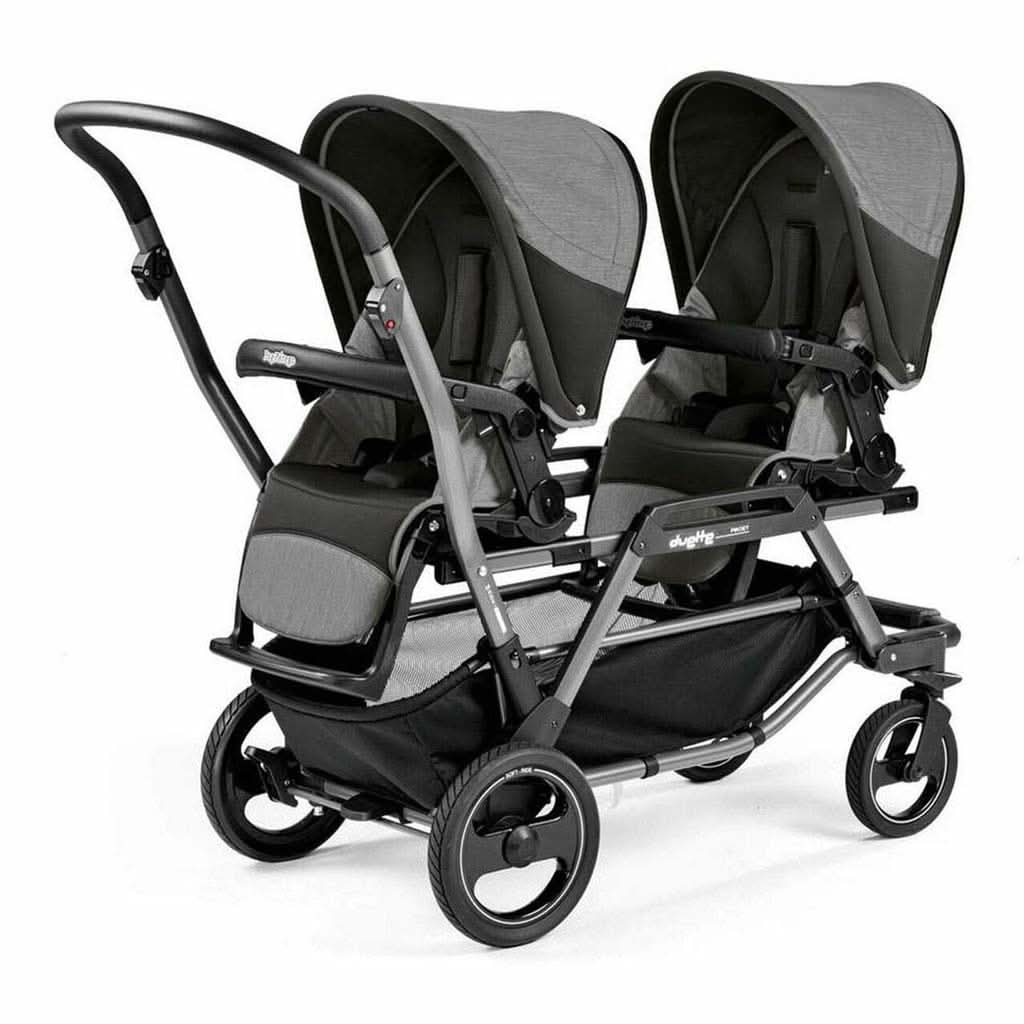 Peg Perego Duette Piroet Baby Stroller with Seats Chassis included City Grey ANB BABY