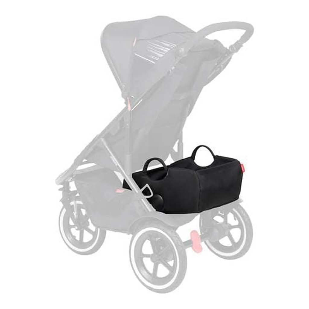 Phil & Teds Tote Inline Storage for Stroller, Black, ANB BABY