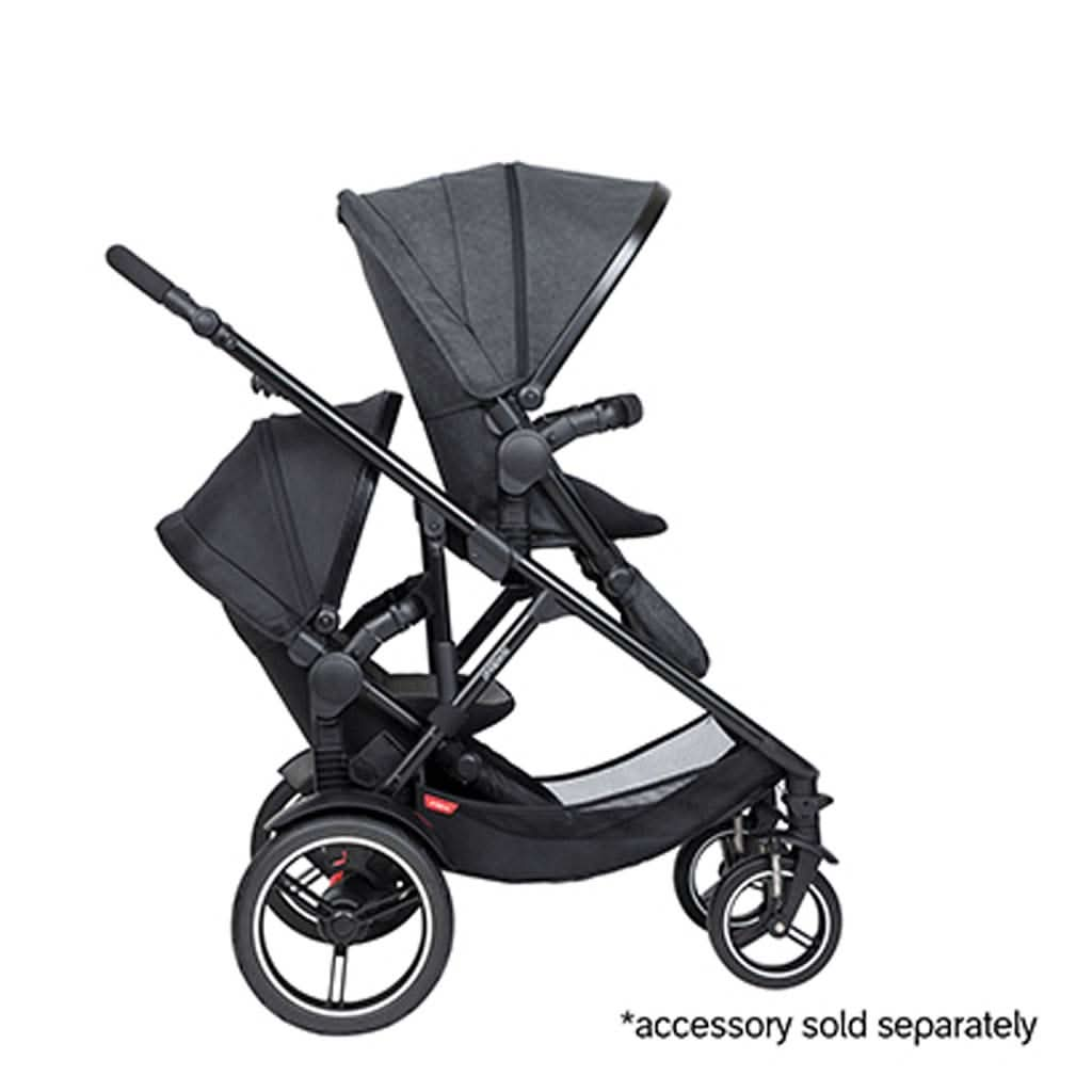 Phil & Teds V6 Voyager Stroller & Liner, Black, ANB BABY