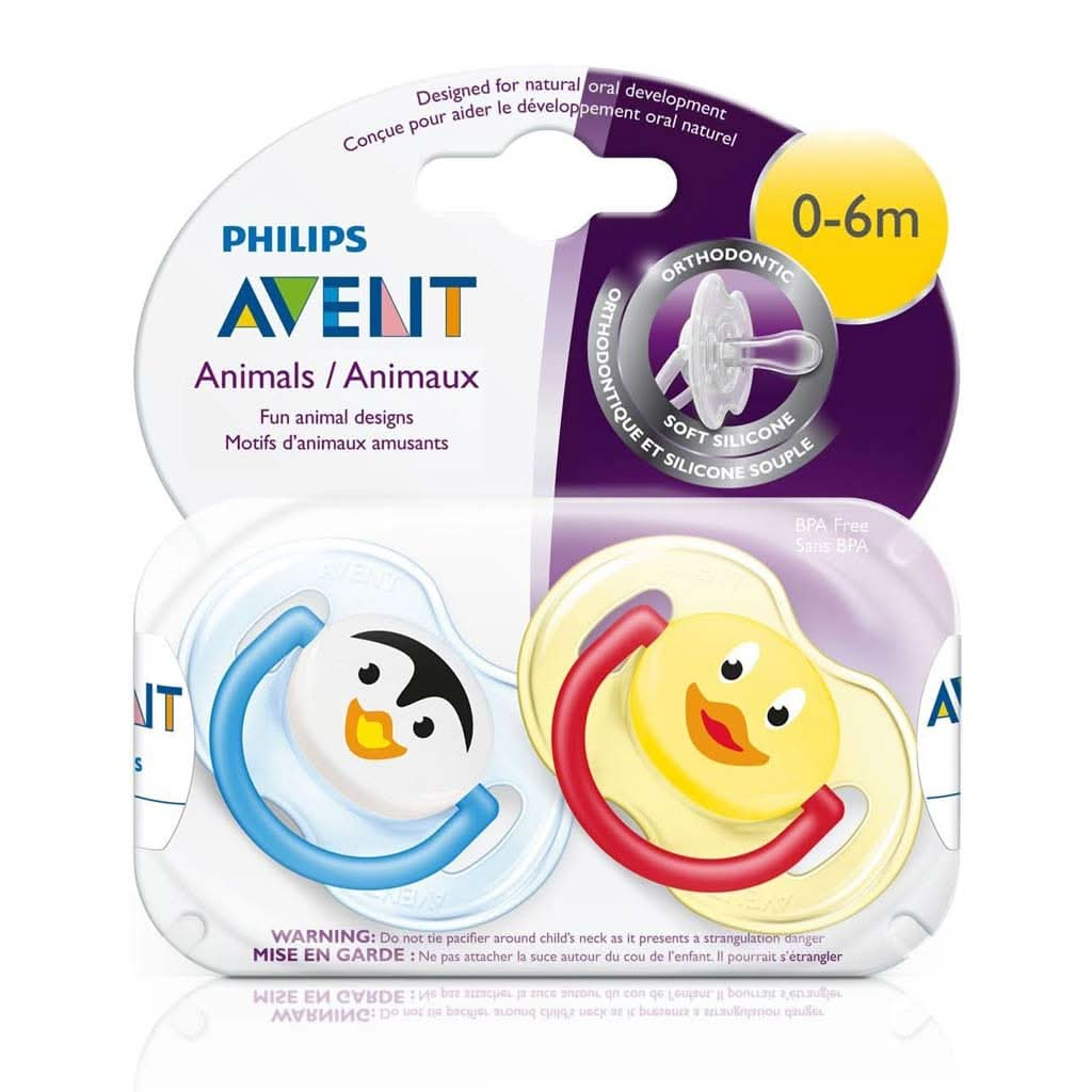 Philips Avent Animal Soother Pacifier, 0 - 6M, ANB BABY