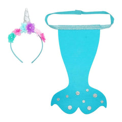 Pink Poppy Narwhal Headband & Tail Set, ANB BABY