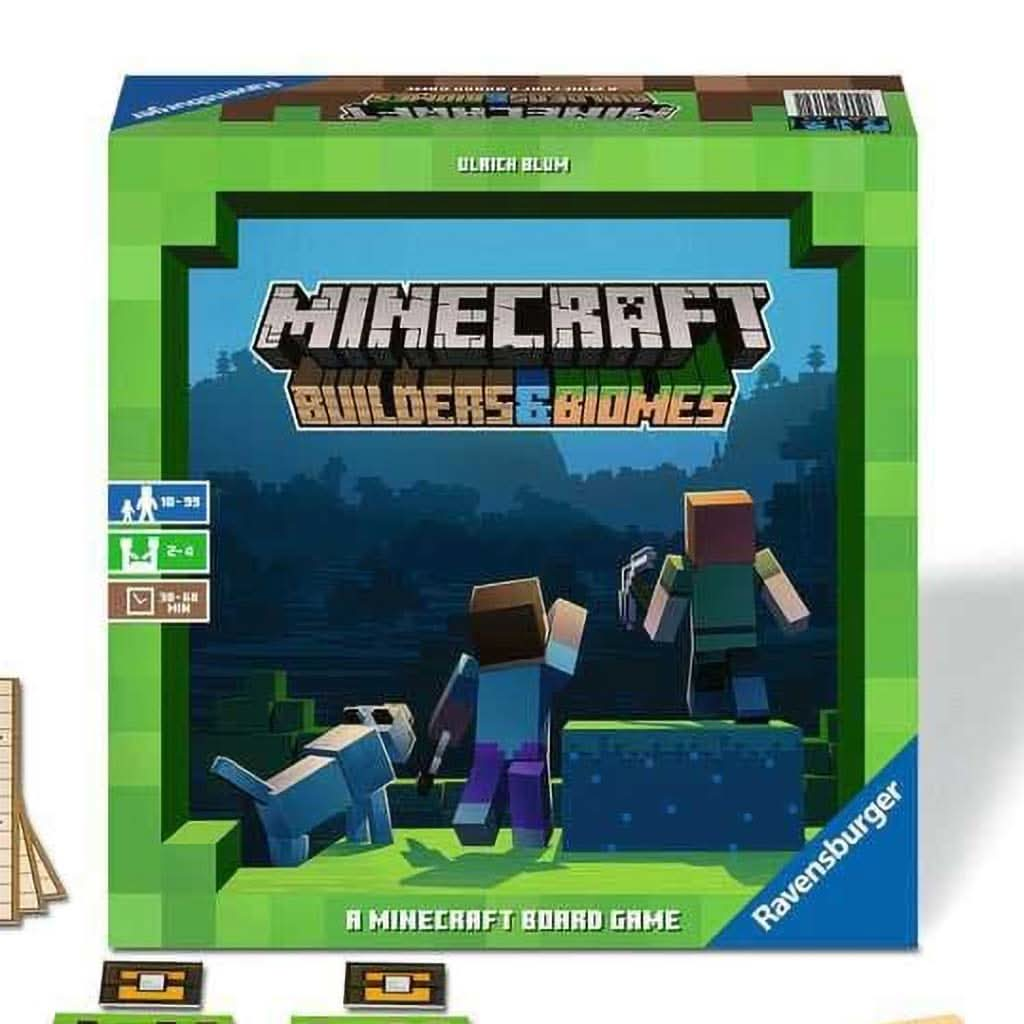 Ravensburger Minecraft: Builders & Biomes Strategy Board Game, ANB BABY