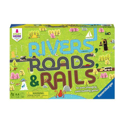 Ravensburger Start Here Game: Rivers, Roads & Rails, ANB BABY