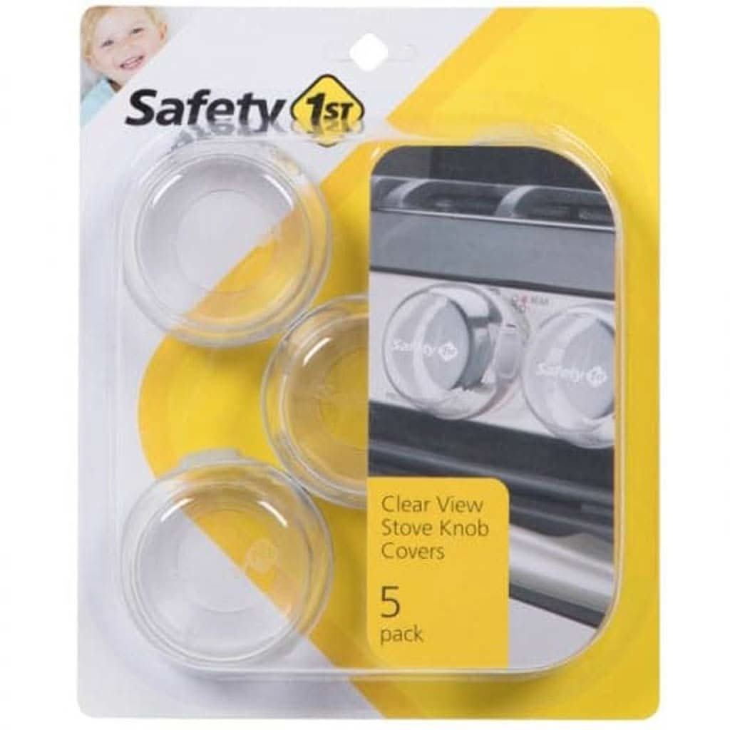 Safety 1st Clear View Stove Knob Covers, Pack of 5, ANB BABY