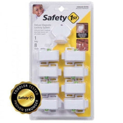 Safety 1st Magnetic Locking System for Cabinets, 1 Key and 8 Locks, ANB BABY