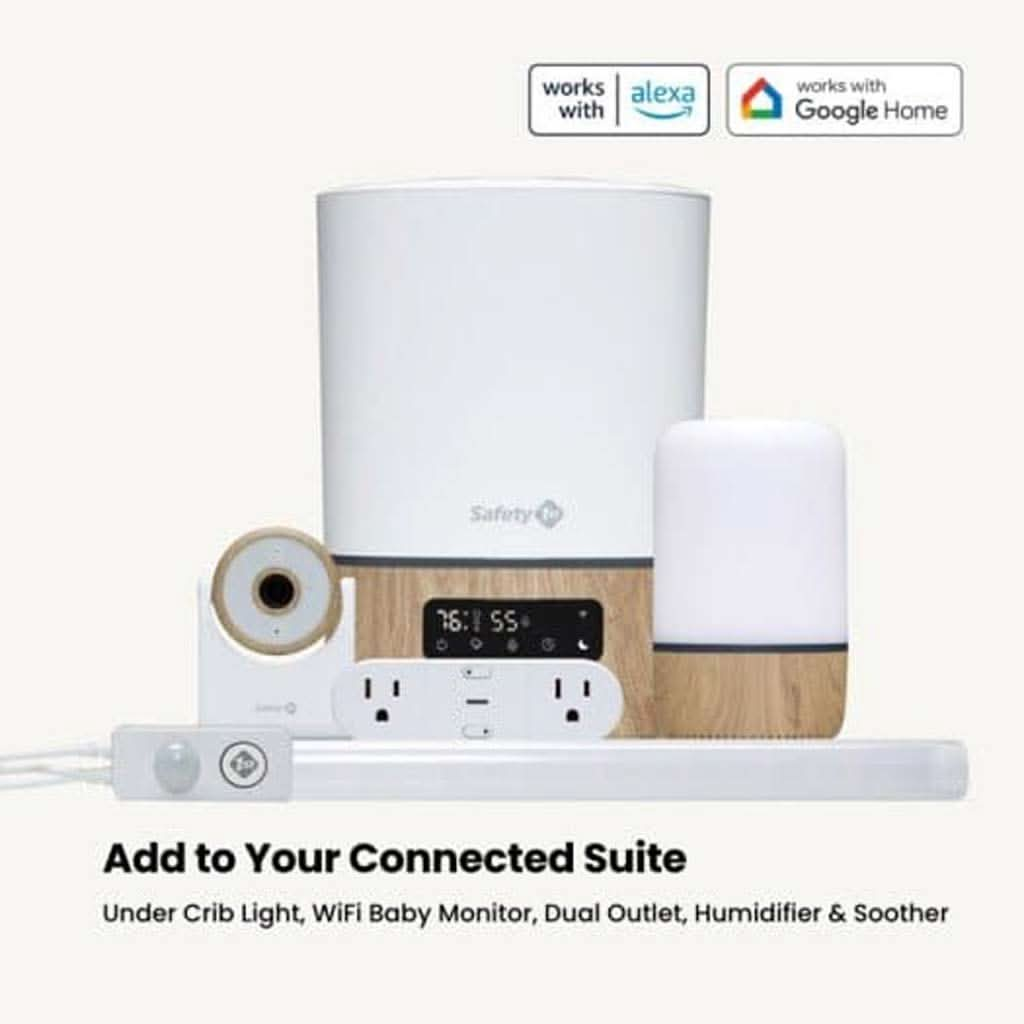 Safety 1st Smart Humidifier, White / Wood, ANB BABY