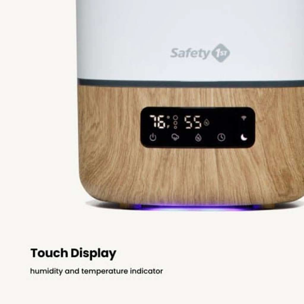 Safety 1st Smart Humidifier, White / Wood, ANB BABY