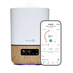 Safety 1st Smart Humidifier, White / Wood, ANB BABY